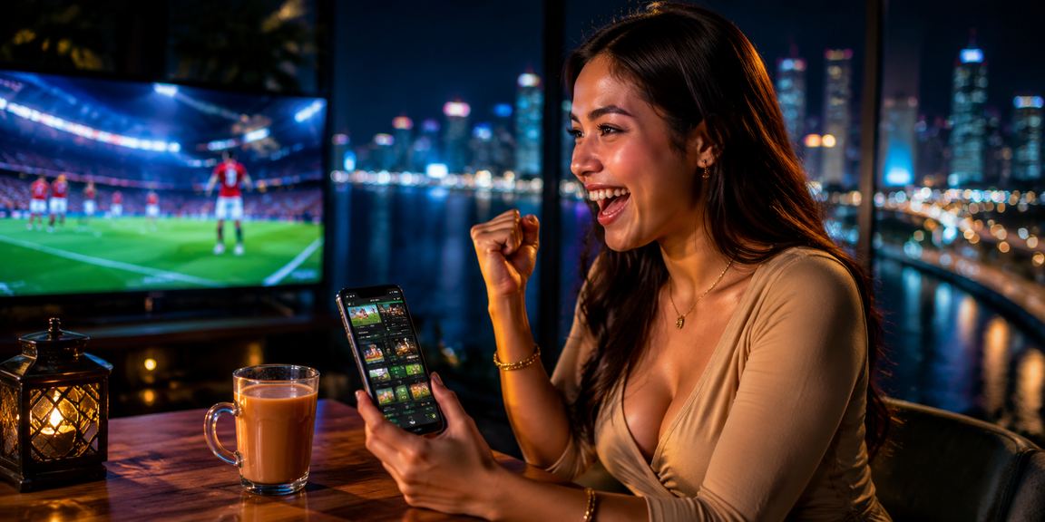 Pengguna Johor menggunakan aplikasi kasino 15f di telefon pintar untuk log masuk ke akaun permainan